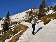 23 Tratto comodo in lieve salita con neve ben battuta